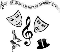 Logo Ris, Chante et Danse de Saint Sulpice