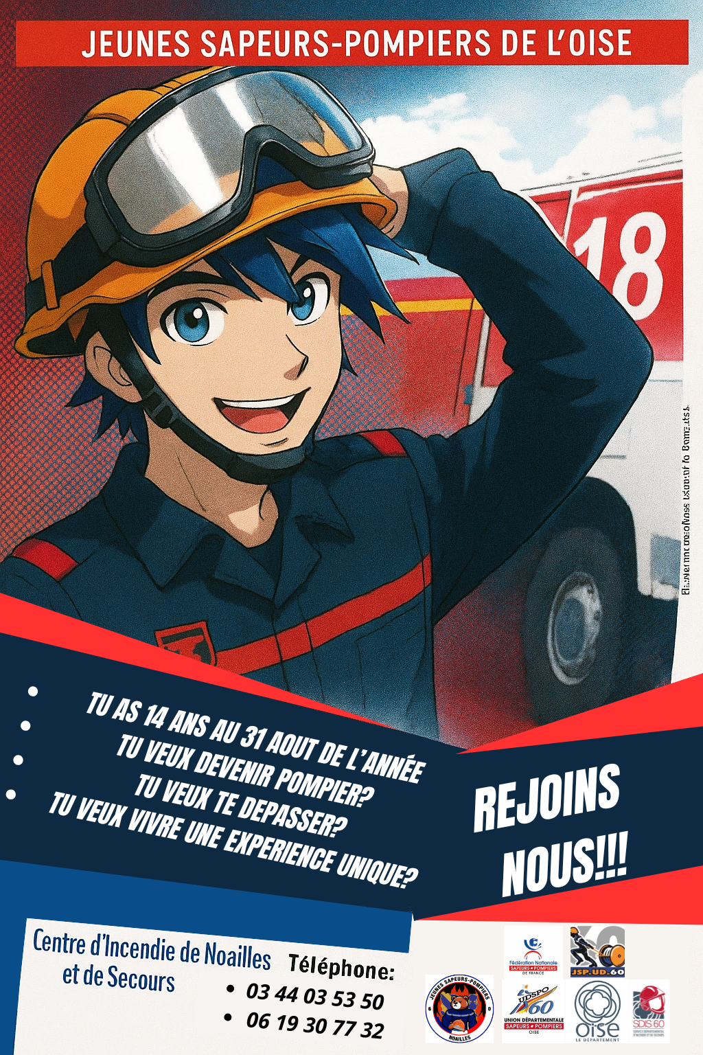 Recrutement Jeunes sapeurs pompiers